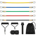 Buxve Stackable Latex Tube Resistance Band Kit with Handles 11 Pieces - Product view